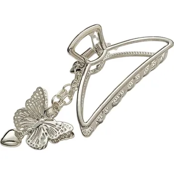 Skřipec do vlasů Butterfly Stříbrná/Typ2