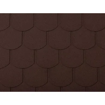 Střešní krytina Covernit Samolepicí asfaltový šindel Uni Strong bobrovka Hnědá 1000 x 340 mm hnědá