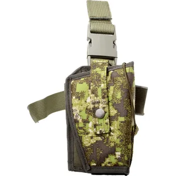 Sportovní střelba AS-Tex Stehenní pouzdro na pistoli s dvojitým jištěním Gen.2 - Pencott Greenzone