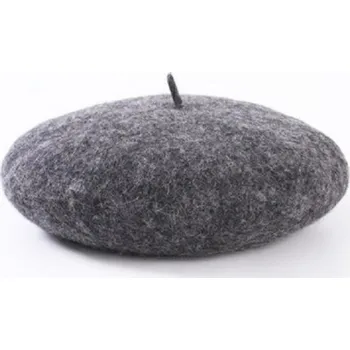 Čepice IZMAEL Dámský baret Tm.Šedá