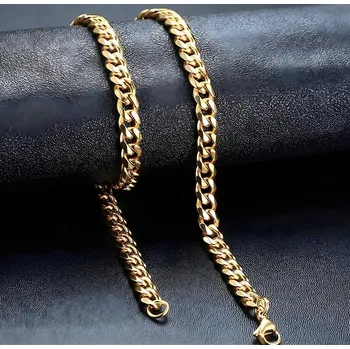 Řetízek IZMAEL Pánský řetízek MA 34277 Zlatá KP34277