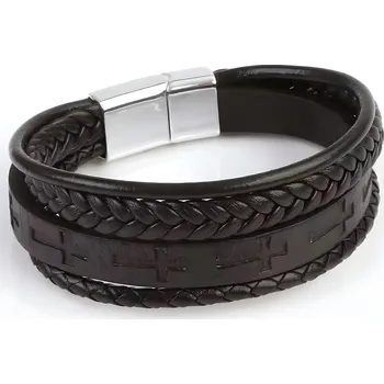 Náramek IZMAEL Náramek Matteo Černá/23cm KP33303