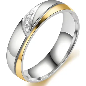 Prsten IZMAEL Dámský prsten HO 32455 Zlatá/Stříbrná KP32455 67mm KP32455