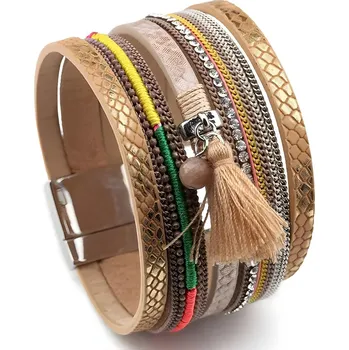 Náramek IZMAEL Náramek ZO 24064 Hnědá KP24064