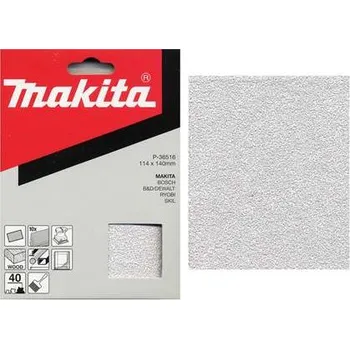 Brusný papír MAKITA brusný papír 114x140mm K60 10ks