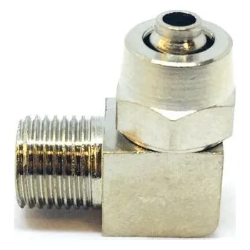 EPeS Spojka HPA se šroubovací objímkou pro hadici 6 mm - 90° - vnější závit 1/8NPT