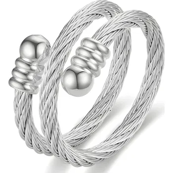 Prsten IZMAEL Prsteň RO-17094 - Strieborná KP17094