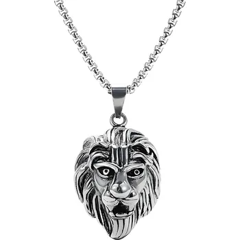 Náhrdelník IZMAEL Náhrdelník Lion Stříbrná KP21233