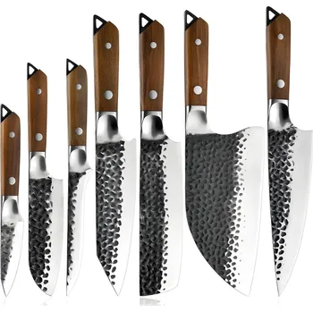 Sada kuchyňských nožů AM 19977 Hnědá