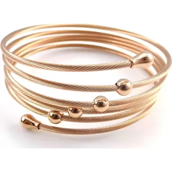 Náramek IZMAEL Náramek LU 15185 Zlatá/Růžová KP15185