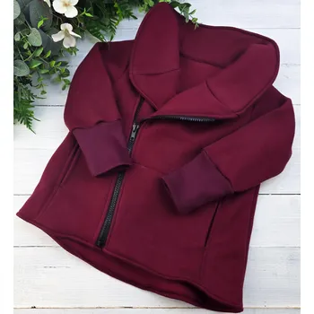 Dívčí mikina Kulišárny Kabátek WARM - křivák MERLOT VELIKOST: 110