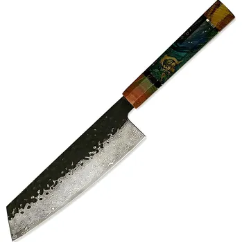 Kuchyňský nůž IZMAEL Damaškový kuchyňský nůž SE 37547 Kiritsuke/Multibarevná 20.1 cm
