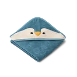 Liewood Osuška s kapucí Albert Penguin Oceanview mix