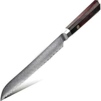 Kuchyňský nůž IZMAEL Damaškový kuchyňský nůž IW 20168 Bread 19 cm