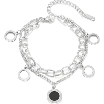 Náramek IZMAEL Náramek LU 28504 Stříbrná KP28504