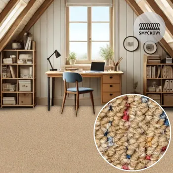 Koberec Metrážový koberec Breno VIRTUOSE 63 Označení šíře role: 4 m