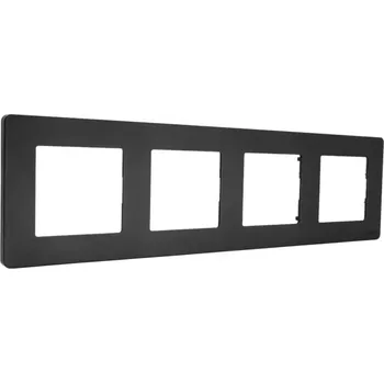 Centrální jednotka pro chytrou domácnost MOES Switch Frame - čtyřrámeček Šedá