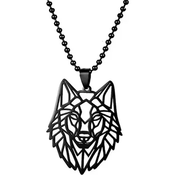 Náhrdelník IZMAEL Náhrdelník Hollow Wolf Černá KP33460