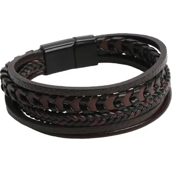 Náramek IZMAEL Náramek MA 33291 Hnědá/19cm KP33291