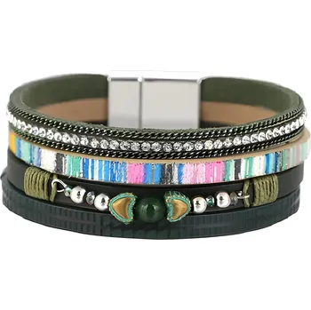 Náramek IZMAEL Náramek SA 18319 Zelená KP18319