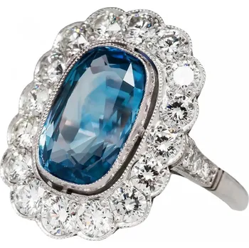 Prsten IZMAEL Prsten CA 35637 Stříbrná/Modrá KP35637 52mm KP35637