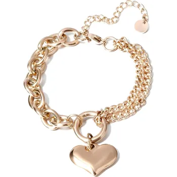 Náramek IZMAEL Náramek AS 17827 Zlatá/Růžová KP17827