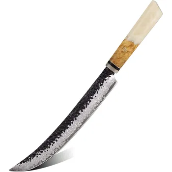 IZMAEL Damaškový kuchyňský nůž AI 37357 Slicer/Bílá 24.5 cm