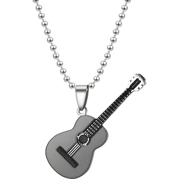Náhrdelník IZMAEL Náhrdelník Gitarre Černá KP34218