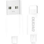 Dudao L4SL USB A/Lightning kabel, 2A, 1m Bílá