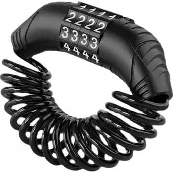 Zámek na kolo ZÁMEK NA KOLO S KÓDEM, KOMPAKTNÍ ZABEZPEČENÍ PRO KOLO, KOLOBĚŽKU, PŘILBU