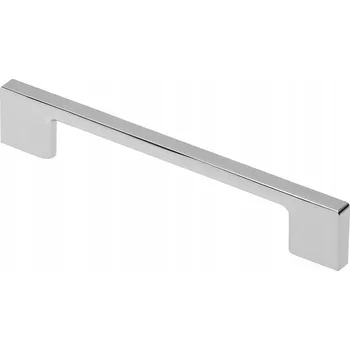 Nábytkové kování Nábytková úchytka klasická stříbrná lesklá 11,3 x 0,85 x 2,75 cm