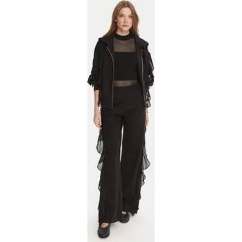 Dámské kalhoty TWINSET Kalhoty z materiálu 252LI2NCC Černá Regular Fit M