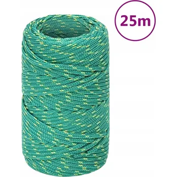 Lany Polypropylenové lanko 2 mm x 25 m zelené