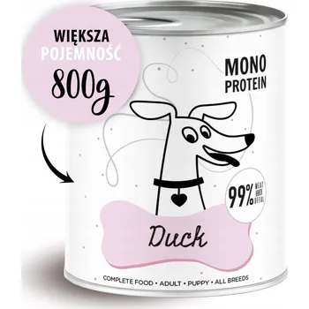 Krmivo pro psa Paka Zwierzaka PEPE VLHKÉ KRMIVO MONOPROTEINOVÉ KACHNÍ 800G