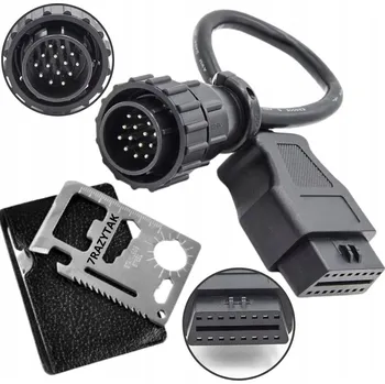 Autodiagnostika DIAGNOSTICKÝ KABEL ADAPTÉR OBD 2 na 14 PIN pro MERCEDES TRUCK DIESEL