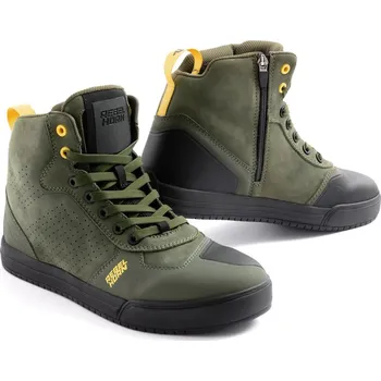 Moto obuv Moto boty Rebelhorn Spike zelené 45