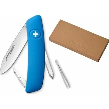 Mačeta Swiza kapesní nůž D02 Standard blue dárkové balení + DÁREK