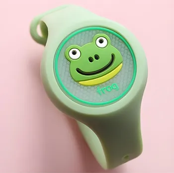 Přípravek proti hmyzu LED Dětský náramek proti hmyzu a komárům Frog