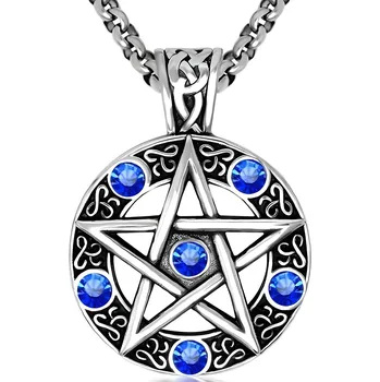 Náhrdelník IZMAEL Náhrdelník PE 34591 Stříbrná/Modrá KP34591