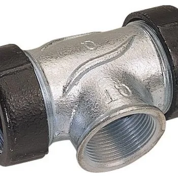 Fitinka Gebo Svěrný T-kus QT s vnitřním závitem 2", Gebo Quick 17.195.04.06 | cena za ks