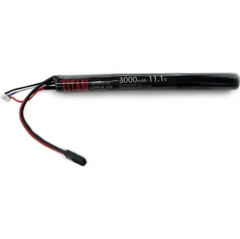Baterie pro airsoftovou zbraň TITAN Akumulátor Li-Ion 11,1V 3000mAh 16C - Mini AK Stick s Tamiya konektorem