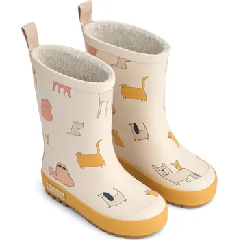 Dívčí holínky Dětské holínky Liewood Mason Thermo Rainboot béžová barva, LW13043 LW13043.9BYA 08X, EUR 23