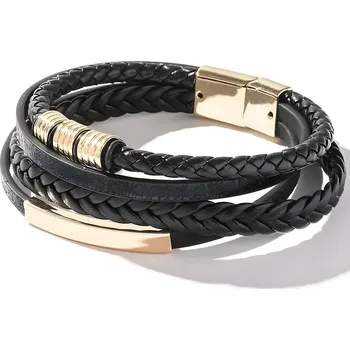 Náramek IZMAEL Náramek JE 34470 Černá/Zlatá KP34470