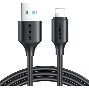 JoyRoom kabel USB na Lightning 2.4A 0.25m Černá