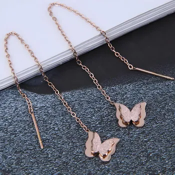 Náušnice IZMAEL Náušnice BR 20680 Zlatá/Růžová KP20680