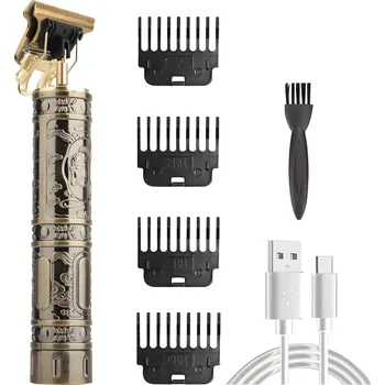 Elektrický strojek na vlasy s USB nabíjením Budha Zl.Hnědá