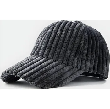 Kšiltovka Pruhovaná Kšiltovka Tm.Šedá