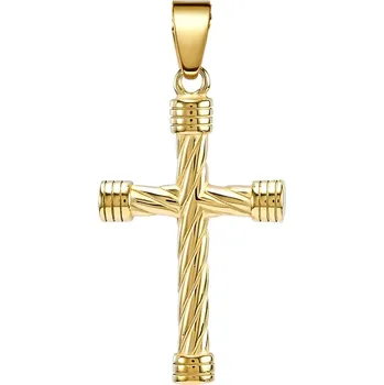 Přívěsek IZMAEL Přívěsek na řetízek HO 34549 Cross Zlatá KP34549