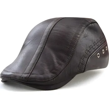 Čepice Pánský baret QU 26043 Tm.Hnědá