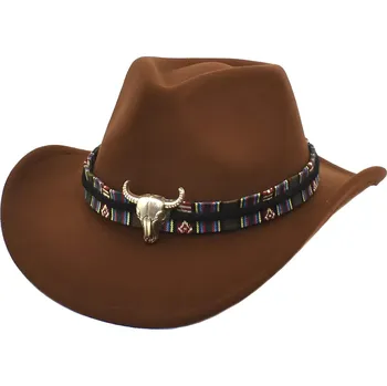 Klobouk IZMAEL Klobouk BU 22187 Hnědá 58 cm